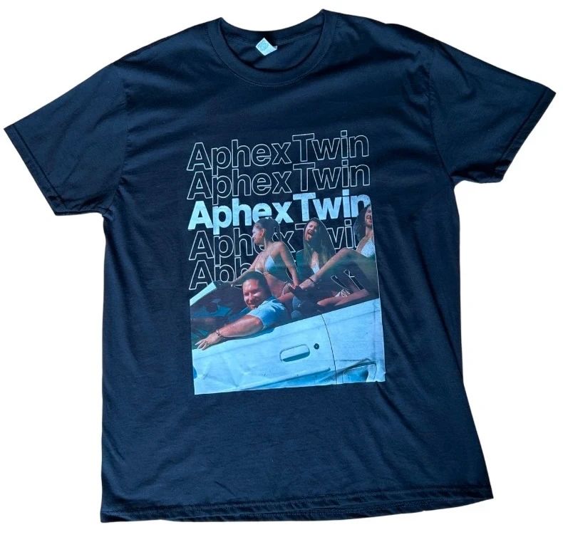 Aphex Twin Graphic Band T Shirt Black Large – BLANK GENERATION