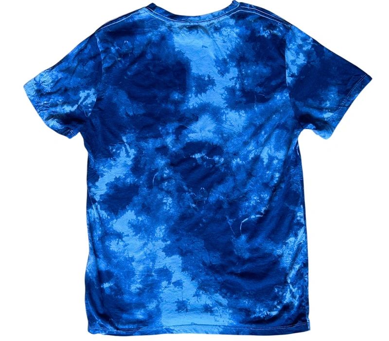 Goosebumps official T shirt blue tie dye horror book series graphic tee size M
