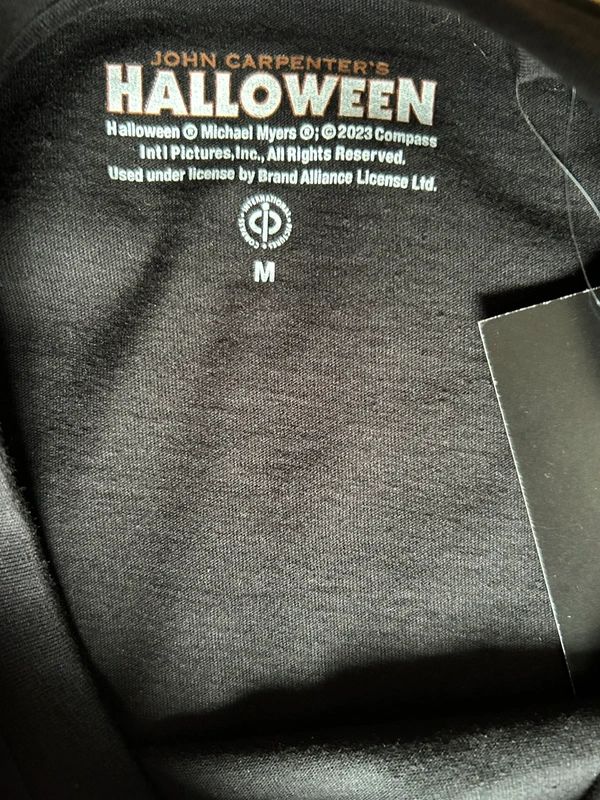 Halloween Michael Myers Horror Movie T Shirt Mens Medium Black John Carpenter Film Tee