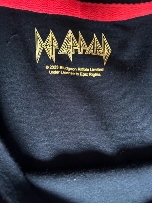 Def Leppard Pyromania Band T Shirt Mens Medium Black Classic Rock Graphic Tee