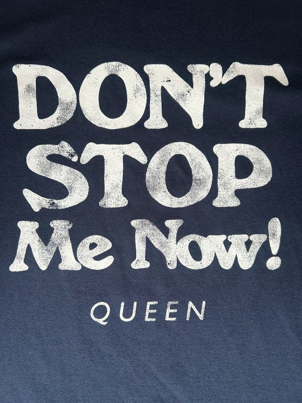 Queen Don’t Stop Me Now T Shirt Large Blue Official Band Tee 18x30