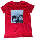 Blondie Band T Shirt Womens Size 12 Red Indie Punk Graphic Tee 18x26