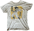Dragon Ball Z Goku Anime T Shirt Large Official Funimation White Graphic Tee DBZ Manga Japan Cotton