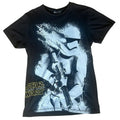 Star Wars Stormtrooper Graphic T Shirt Mens Medium Black Force Awakens Film Tee
