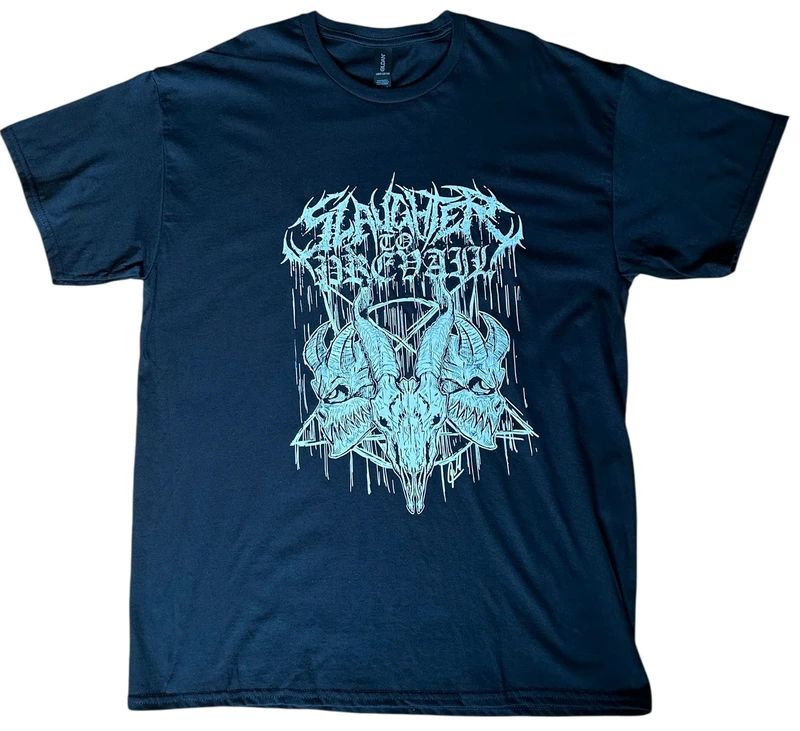 Slaughter To Prevail Band T Shirt Mens Large Black Deathcore Metal Tee