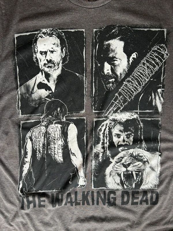 The Walking Dead AMC Graphic T Shirt Grey Medium