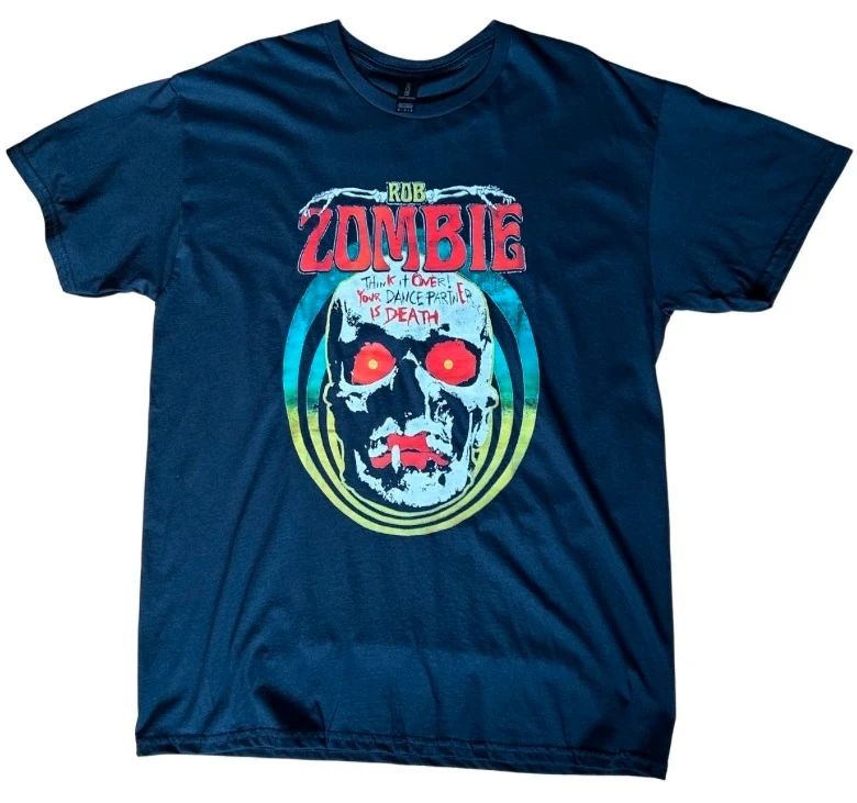 Rob Zombie Think It Over Your Dance Partner Is Death T Shirt Medium
