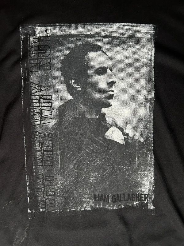Liam Gallagher Graphic T Shirt XXL Oasis Britpop Band Tee 22x31