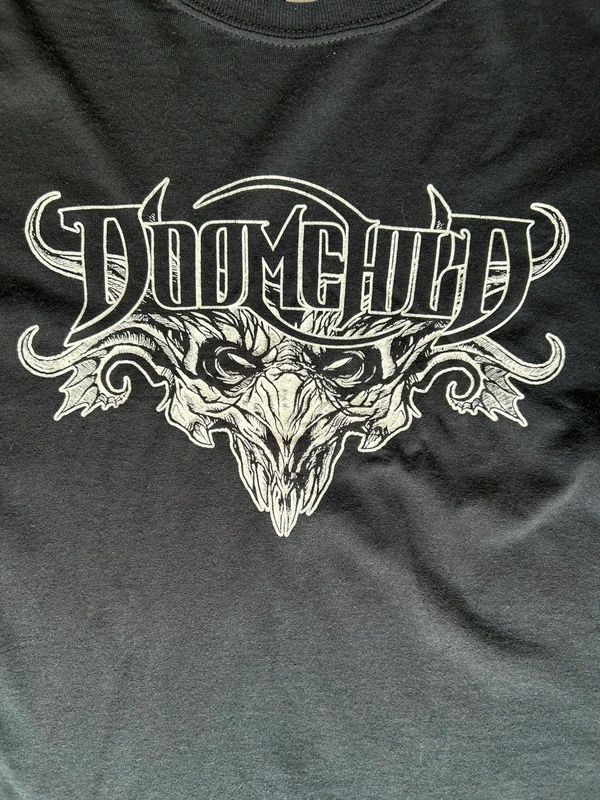 Doomchild Doomcore Band T Shirt Medium Black Graphic Metal