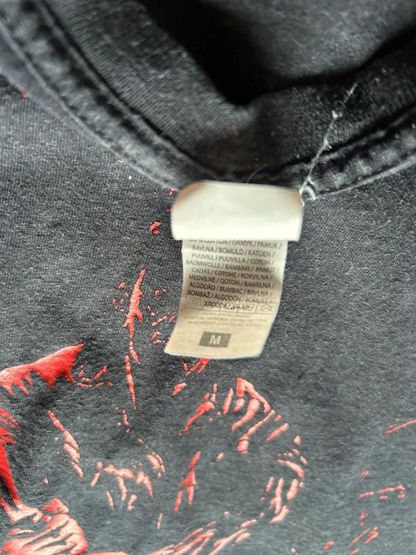 Engraver Blackened Thrash Metal Graphic T Shirt Band Tee Medium