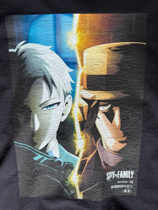 Spy x Family Anime Graphic T Shirt Mens Medium Manga Streetwear Tee