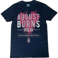 August Burns Red graphic tee featuring bold front print with the paint splatter design and “Too Many