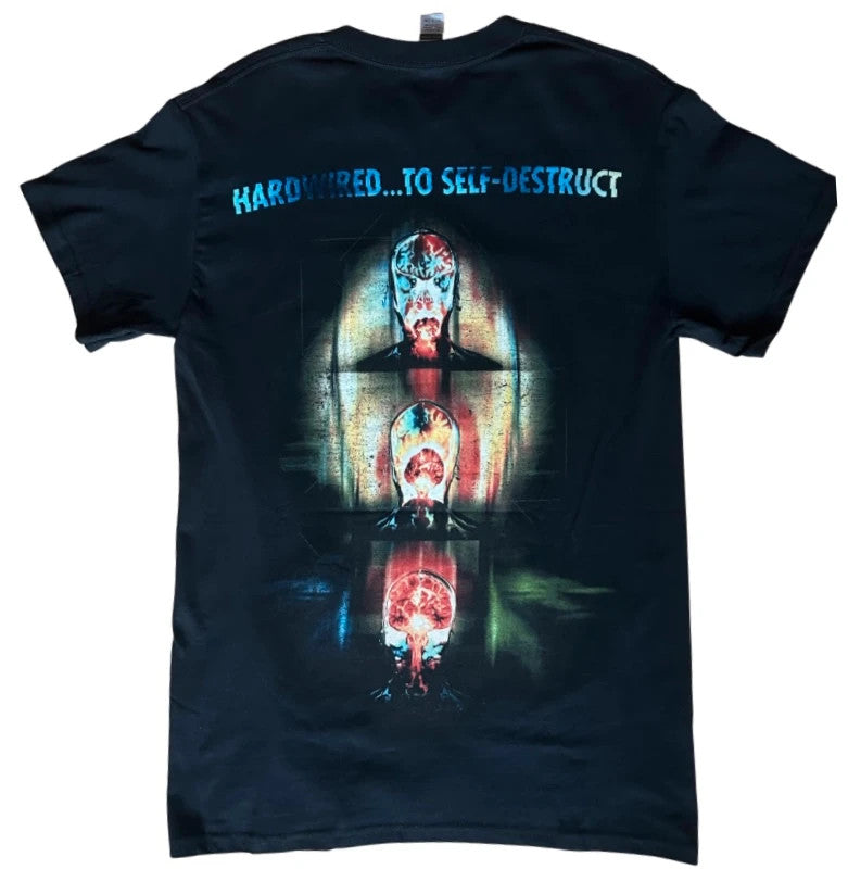 Metallica Hardwired To Self Destruct Tour T Shirt Black Small Thrash Metal Band Tee