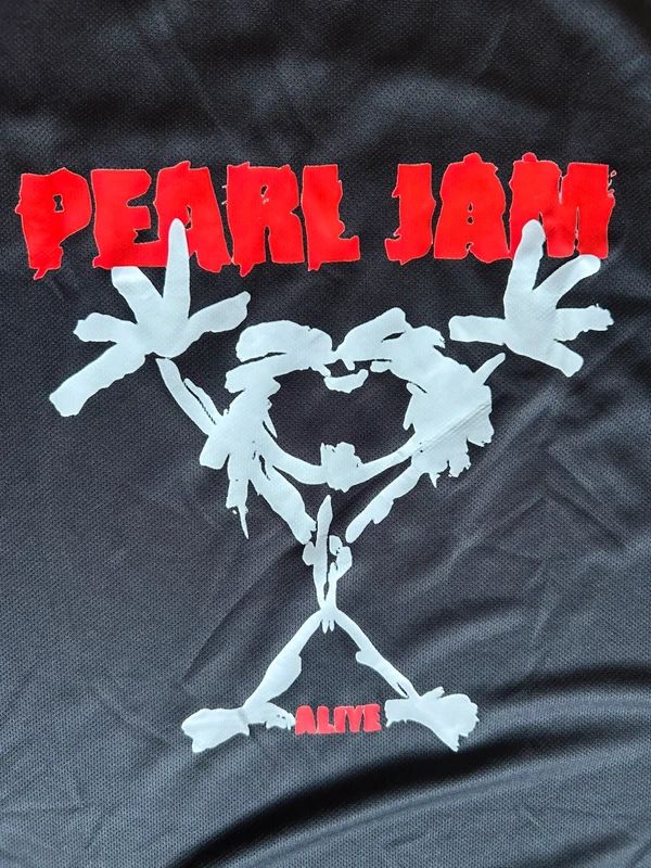 Pearl Jam Alive T Shirt Medium Black Grunge Band Graphic Tee