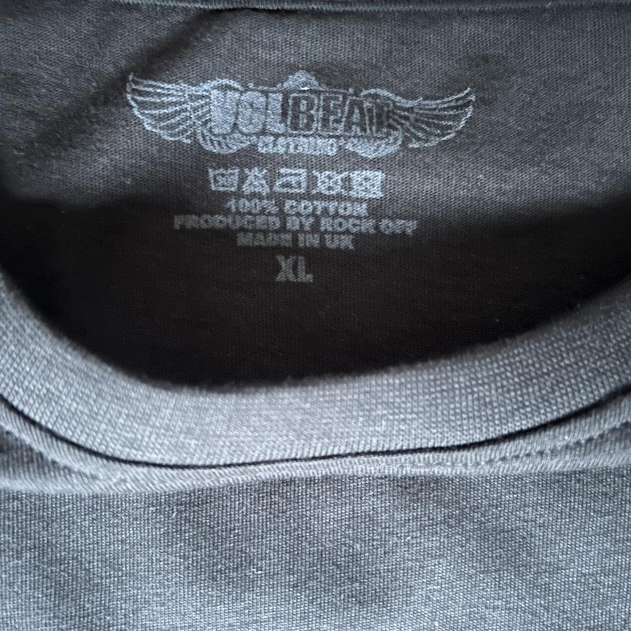 Volbeat graphic tee featuring the “Seal The Deal & Let’s Boogie” artwork with the plague doctor styl