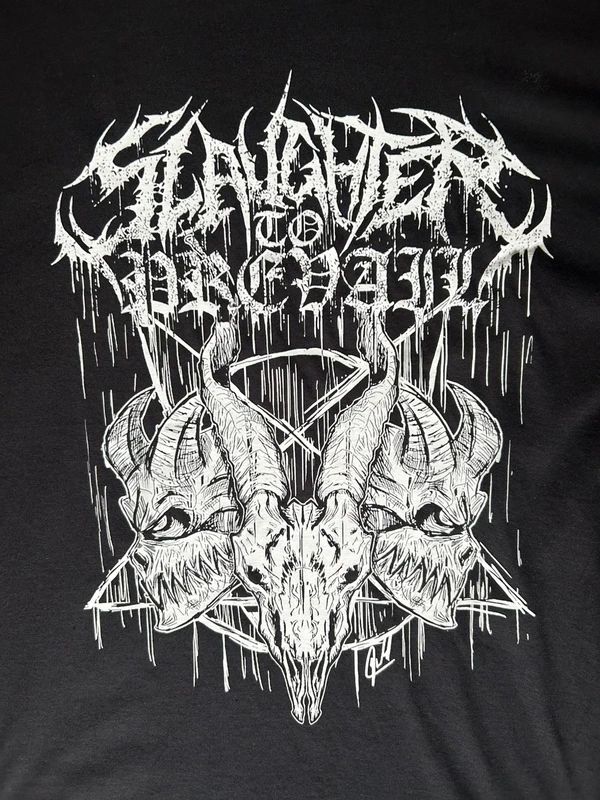 Slaughter To Prevail Band T Shirt Mens Large Black Deathcore Metal Tee