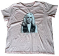 Blondie Debbie Harry T Shirt Womens Size 20 Pink Band Tee 19x26