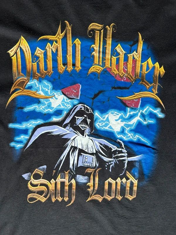 Darth Vader Sith Lord Star Wars Graphic T Shirt Black Large