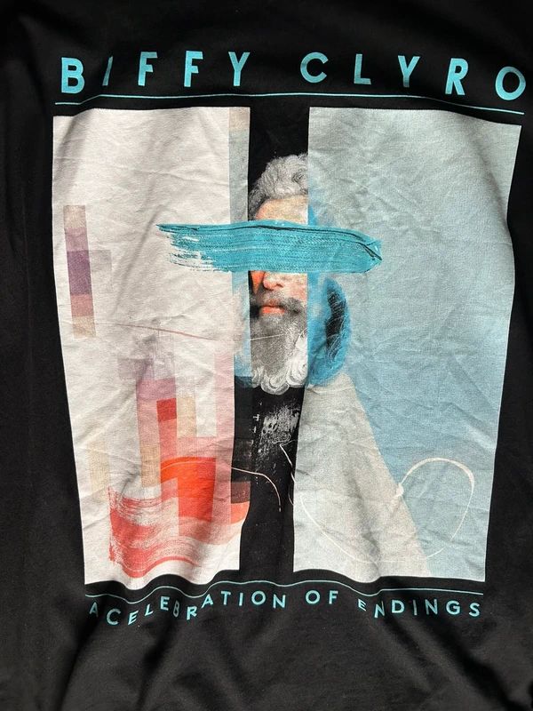 Biffy Clyro A Celebration Of Endings Long Sleeve Band T Shirt Mens Medium Black