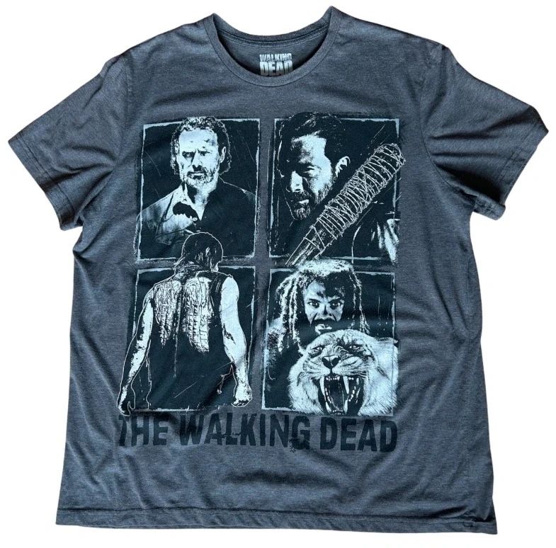 The Walking Dead AMC Graphic T Shirt Grey Medium