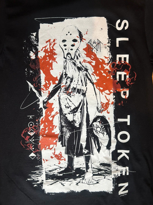 Sleep Token Graphic T Shirt Small Black Metal Band Tee 18x29
