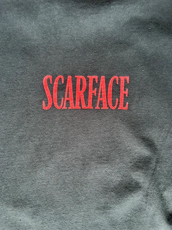 Scarface Tony Montana Double Sided T Shirt Medium 20x31 Movie Tee