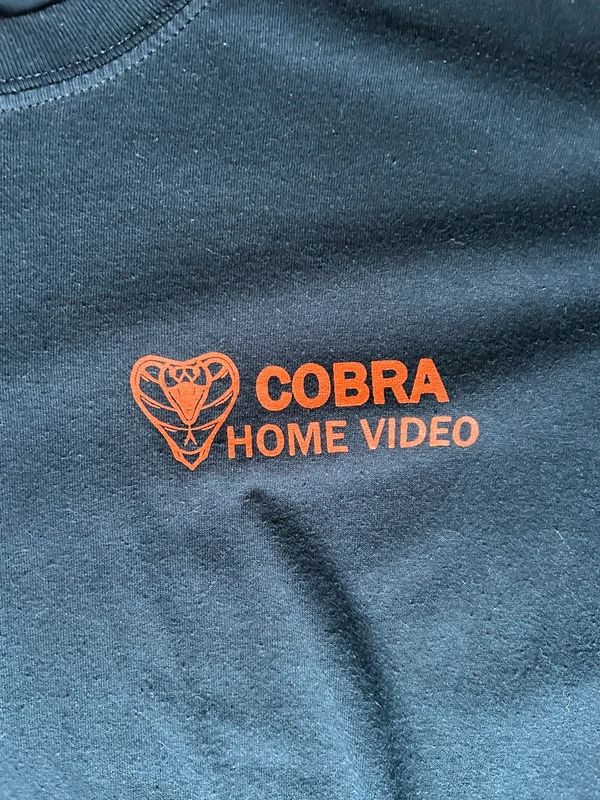 Cobra Home Video Baying of Hounds Horror T Shirt Mens XL Black Cult Movie