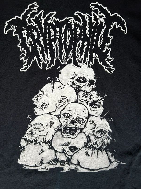 Cryptophile Band T Shirt Medium Black Brutal Death Metal