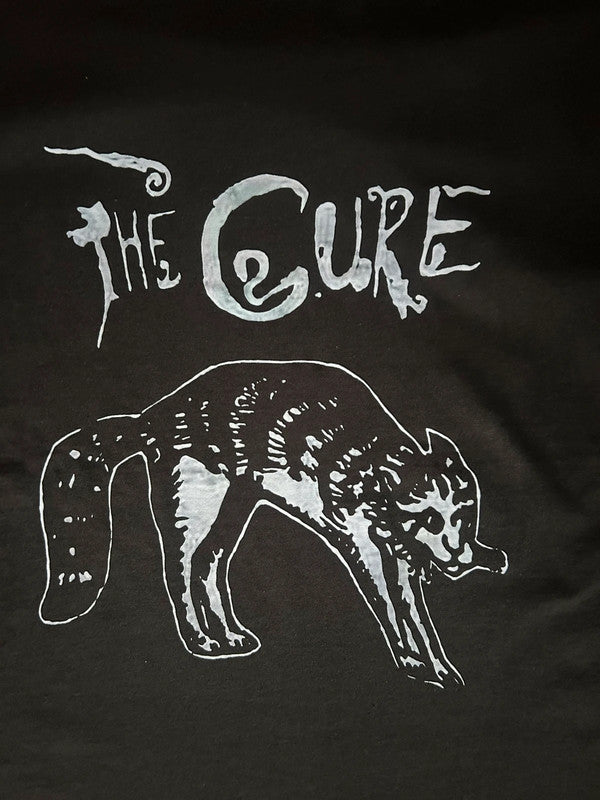 The Cure Cat Graphic Band T Shirt Black Medium Gothic Post Punk Indie Rock Tee Shirt