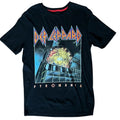 Def Leppard Pyromania Band T Shirt Mens Medium Black Classic Rock Graphic Tee