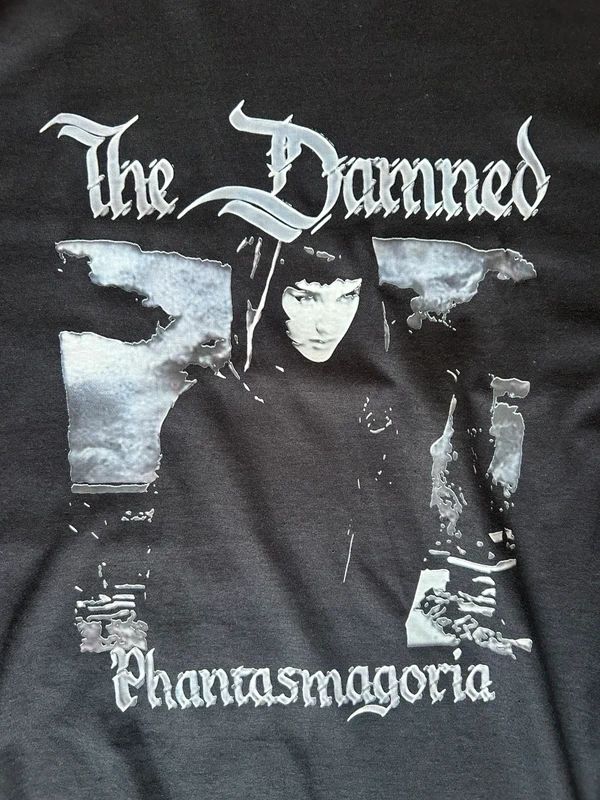 The Damned Phantasmagoria T shirt black gothic punk band graphic tee size XL