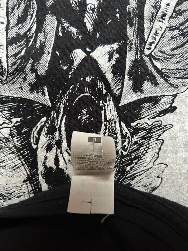 Junji Ito Horror Manga T Shirt Large Black Anime Tee 17x26