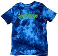 Goosebumps official T shirt blue tie dye horror book series graphic tee size M
