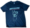 Biffy Clyro Mon The Biff Graphic Band T Shirt Black Large