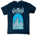 Vacivus Death Metal Band T Shirt Occult Ruins Graphic Black Cotton Tee Medium Underground Metal UKDM