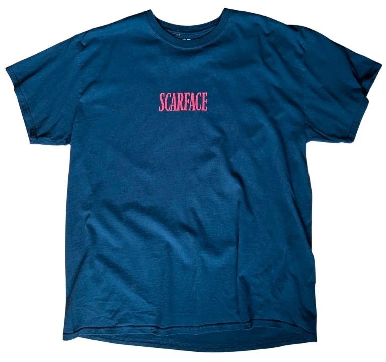 Scarface Tony Montana Double Sided T Shirt Medium 20x31 Movie Tee