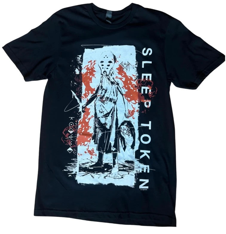 Sleep Token Graphic T Shirt Small Black Metal Band Tee 18x29
