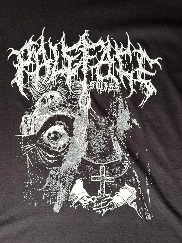 Paleface Swiss Graphic Band T Shirt Black Large