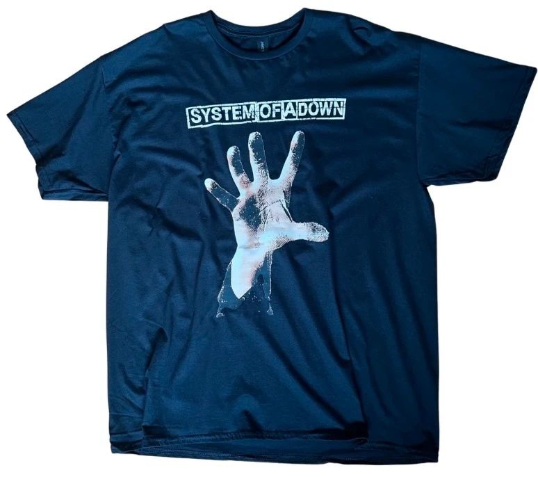 System of a Down band T shirt black alternative metal graphic tee size XL