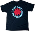 Red Hot Chili Peppers Classic Asterisk Logo T Shirt Black XL Funk Rock Band Tee