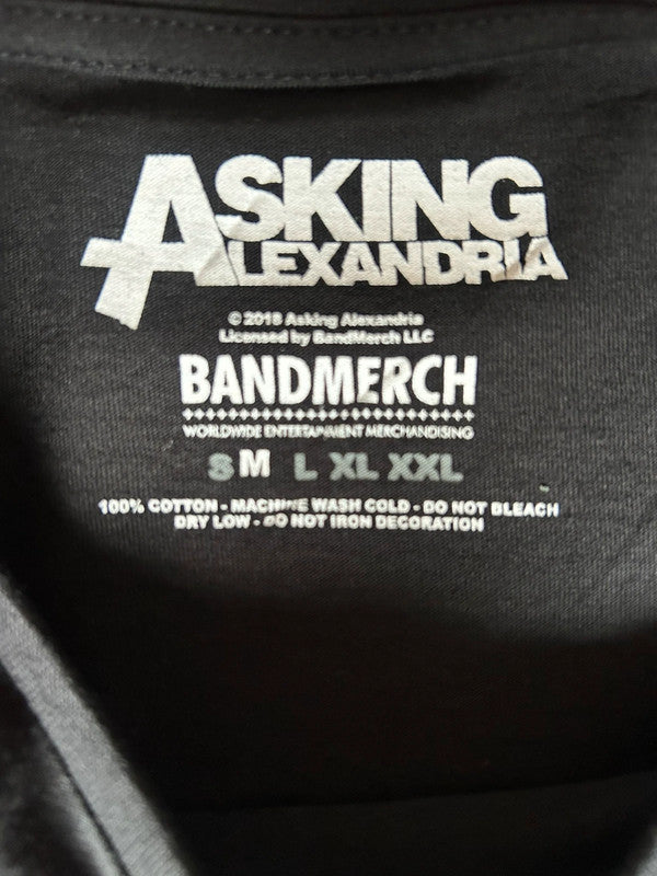 Asking Alexandria Reckless Relentless T Shirt Medium Rock Band Tee 18x29