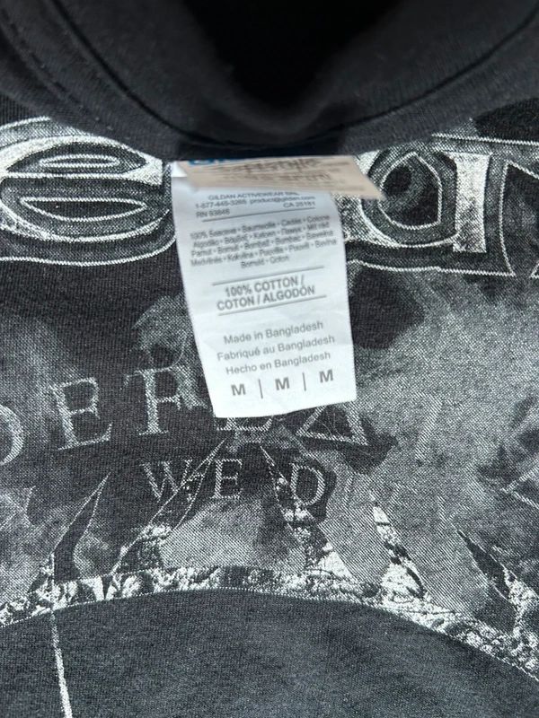 Firewind Immortals Band T Shirt Medium Black Metal Gildan