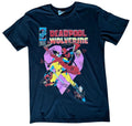 Deadpool Wolverine Marvel 2024 Graphic T Shirt Mens Medium Superhero Movie Tee