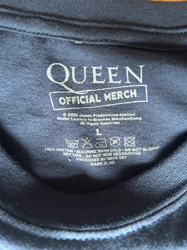 Queen Don’t Stop Me Now T Shirt Large Blue Official Band Tee 18x30