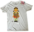 Squid Game Doll T Shirt Large White Netflix Graphic Tee Korean Series