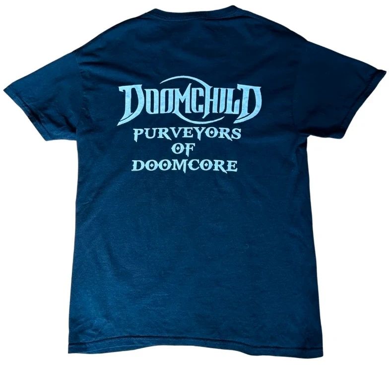 Doomchild Doomcore Band T Shirt Medium Black Graphic Metal