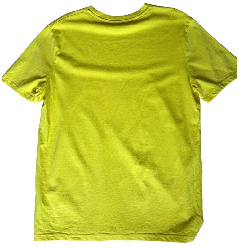 Splinter’s Pizza TMNT T Shirt Large Neon Green Graphic Tee 18x28