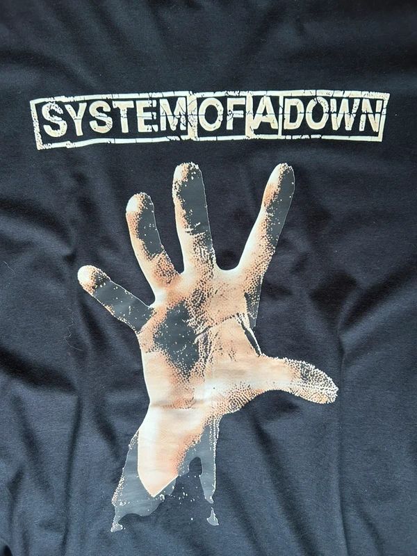 System of a Down band T shirt black alternative metal graphic tee size XL